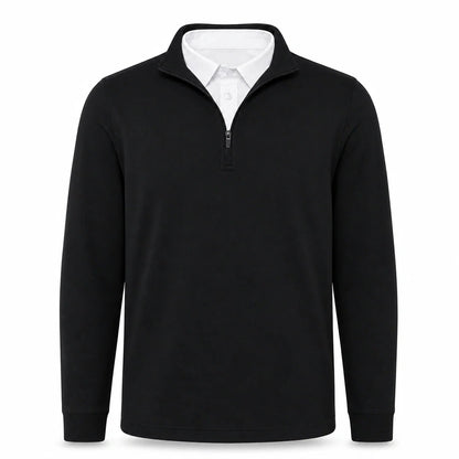 Leon - Men’s Ultra Comfortable 2-in-1 Quarter-Zip