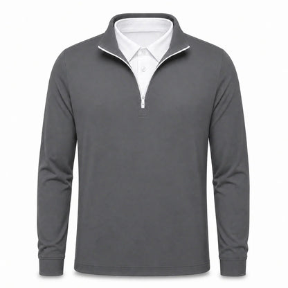 Leon - Men’s Ultra Comfortable 2-in-1 Quarter-Zip